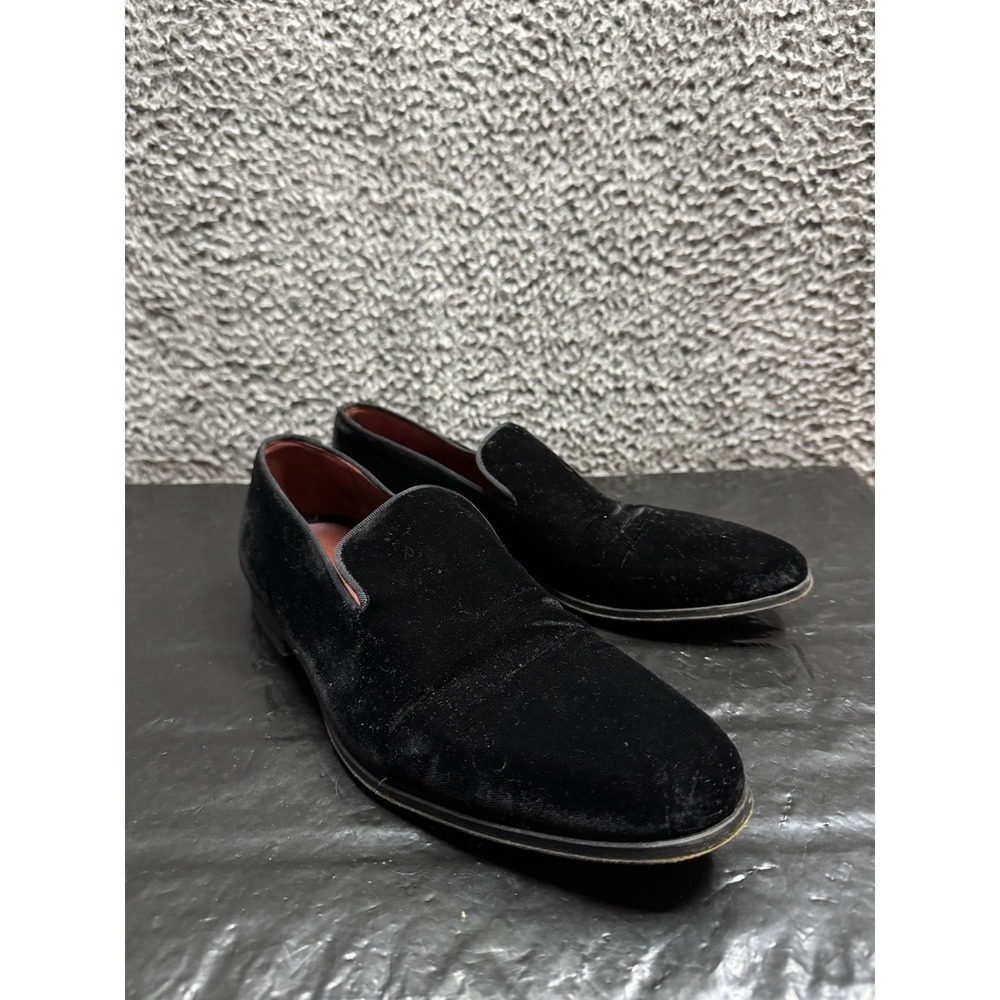 Magnanni Men's Dorio Black Velvet Loafers size‎ 10 M